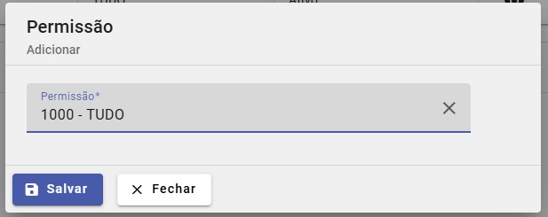 Atribuir Permissão - Continuação